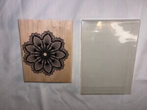 Hello Doily - Stampin' Up - Wood Mounted Stamp set